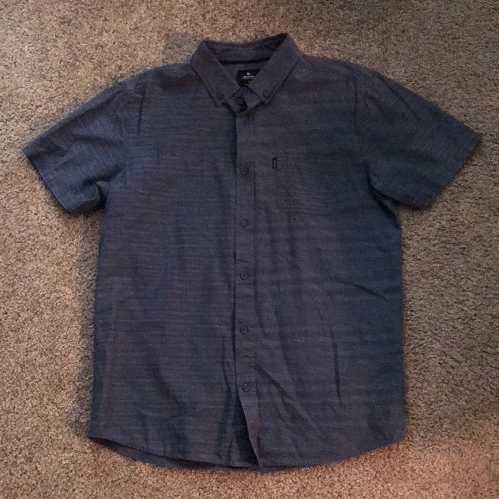 Rip curl short sleeve mens button up